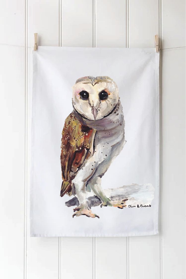 Brown Owl Tea Towel