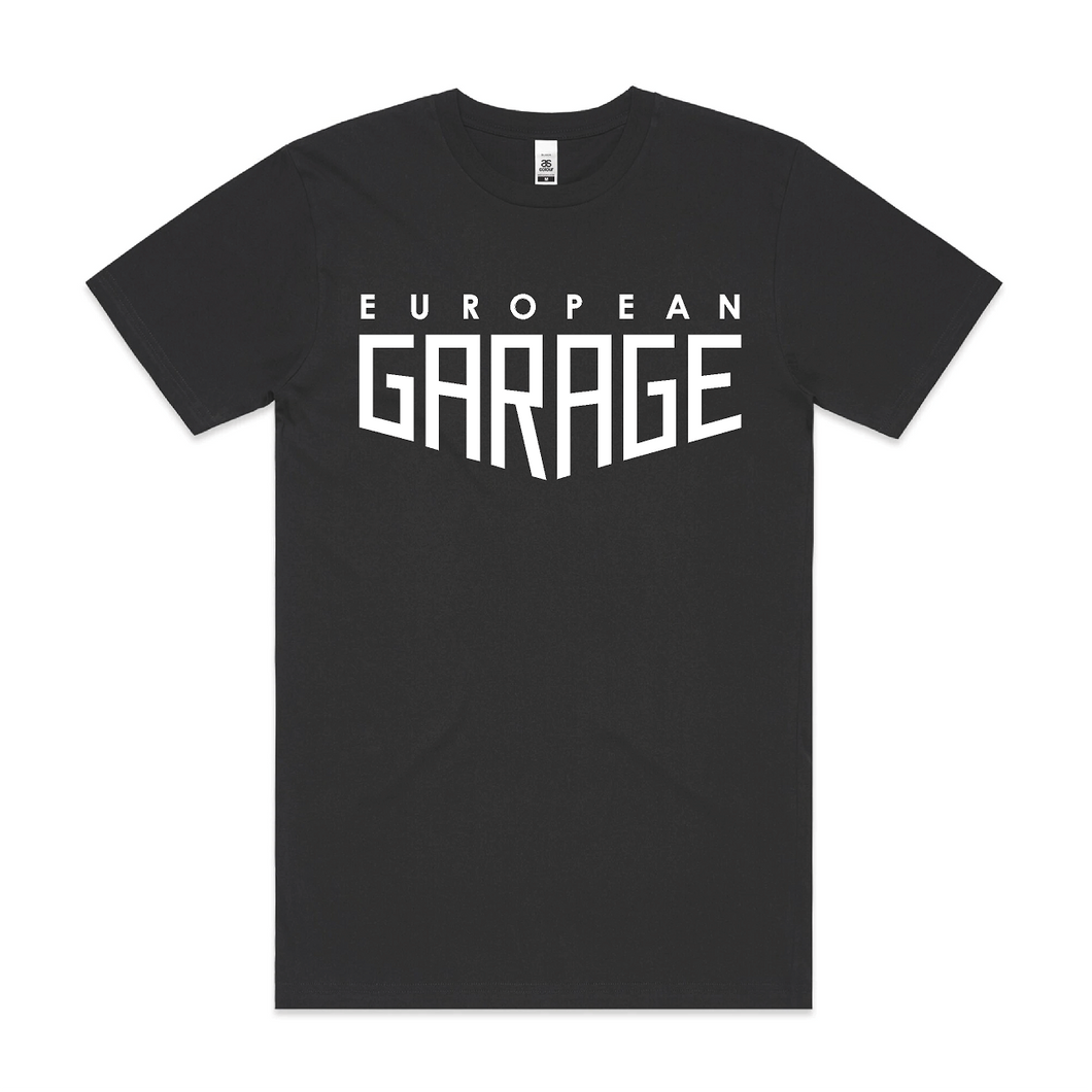 European Garage men's Logo T-Shirt-Black
