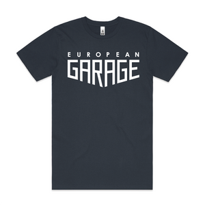 European Garage men's Logo T-Shirt-Navy