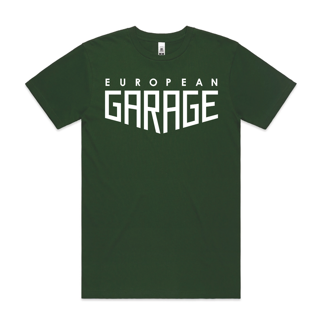 European Garage men's Logo T-Shirt-Green